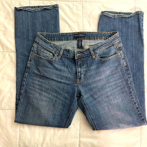 Banana Republic Women's Boot Cut Jeans, Sz 12 - Picture 1 of 6